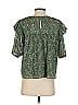 Porridge Green Short Sleeve Blouse Size S - photo 2
