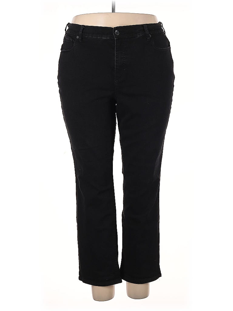 Lands' End Black Jeans Size 22W - photo 1