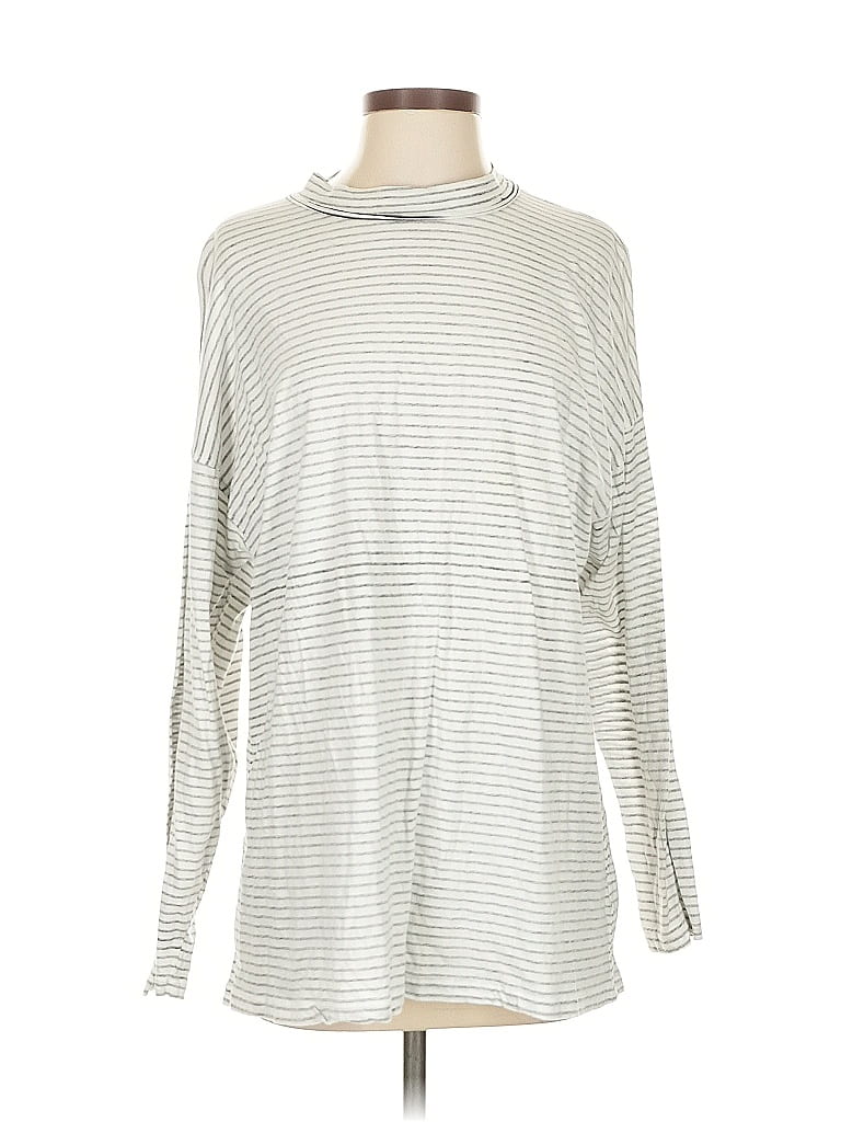 WE THE FREE Pre-owned Long Sleeve Turtleneck In Silver