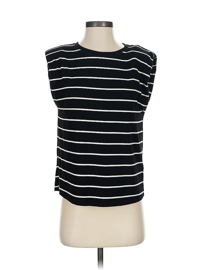 Pre-owned Laundry By Shelli Segal Sleeveless T-shirt In Black