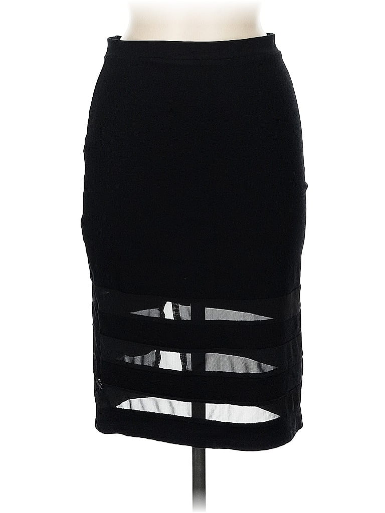 Pre-owned Haute Monde Casual Skirt In Black