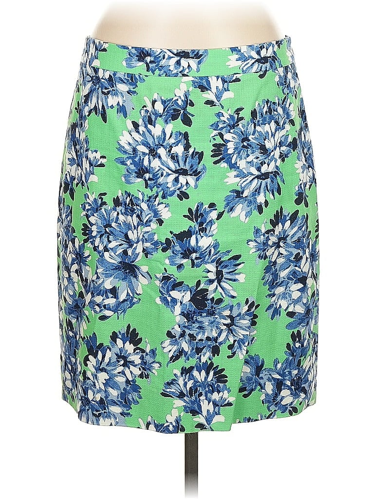 Pre-owned J.crew Factory Store Casual Skirt In Green