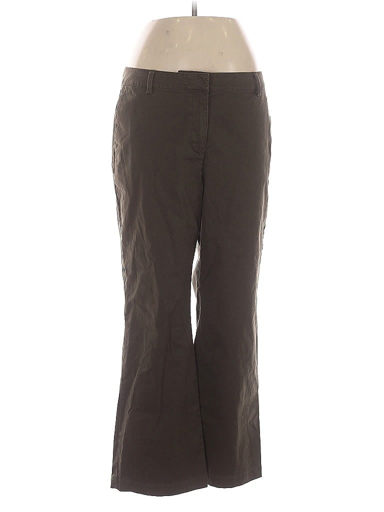 Pre-owned Talbots Outlet Khaki Pant In Brown