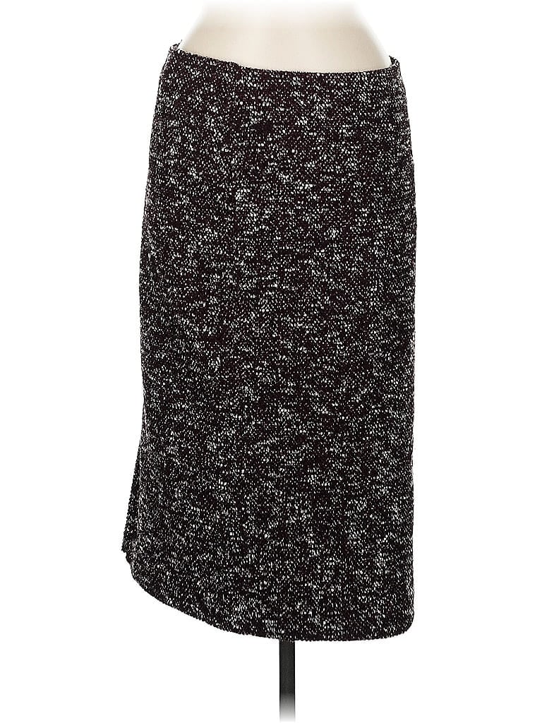 Pre-owned Ann Taylor Casual Skirt In Burgundy