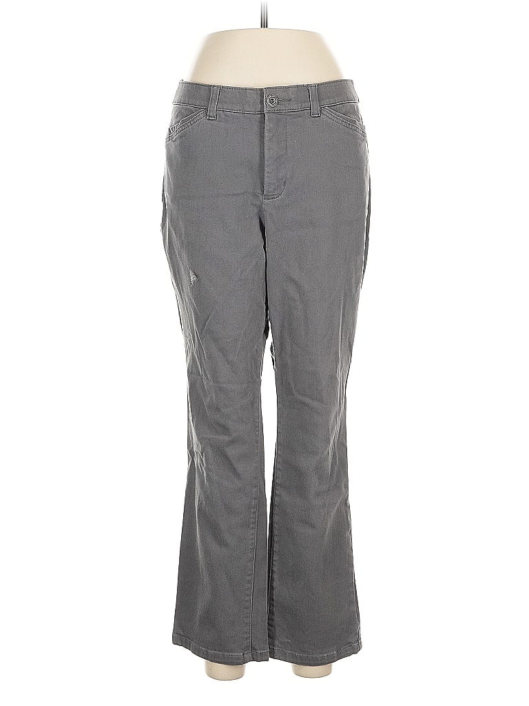 Pre-owned Christopher & Banks Jeans In Gray