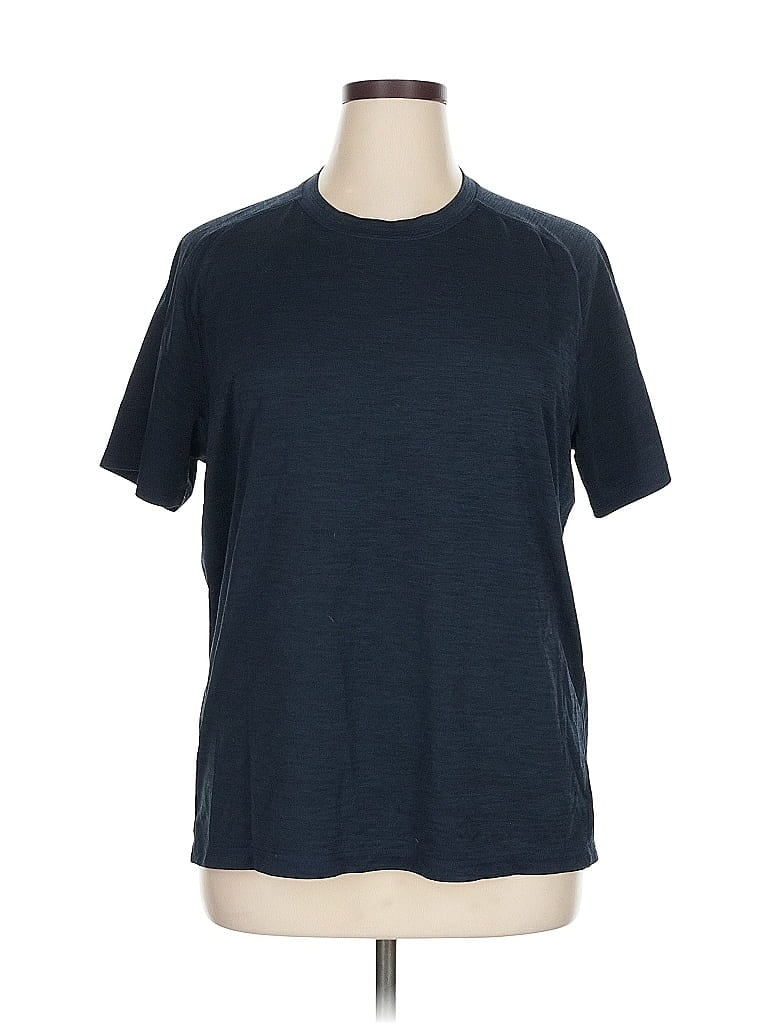 Pre-owned Assorted Brands Short Sleeve T-shirt In Blue