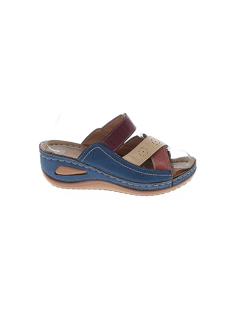 Pre-owned Unbranded Mule/clog In Blue