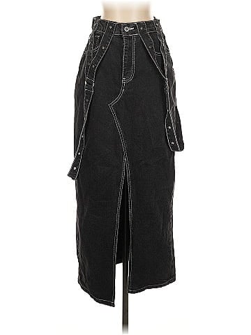 Ragged Denim Skirt (view 1)