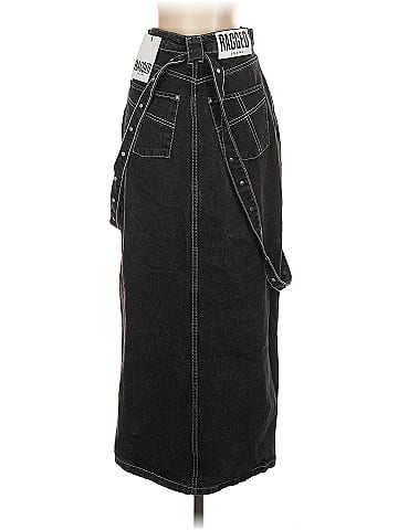 Ragged Denim Skirt (view 2)