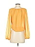XOXO 100% Polyester Yellow 3/4 Sleeve Blouse Size XS - photo 2
