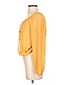 XOXO 100% Polyester Yellow 3/4 Sleeve Blouse Size XS - photo 5