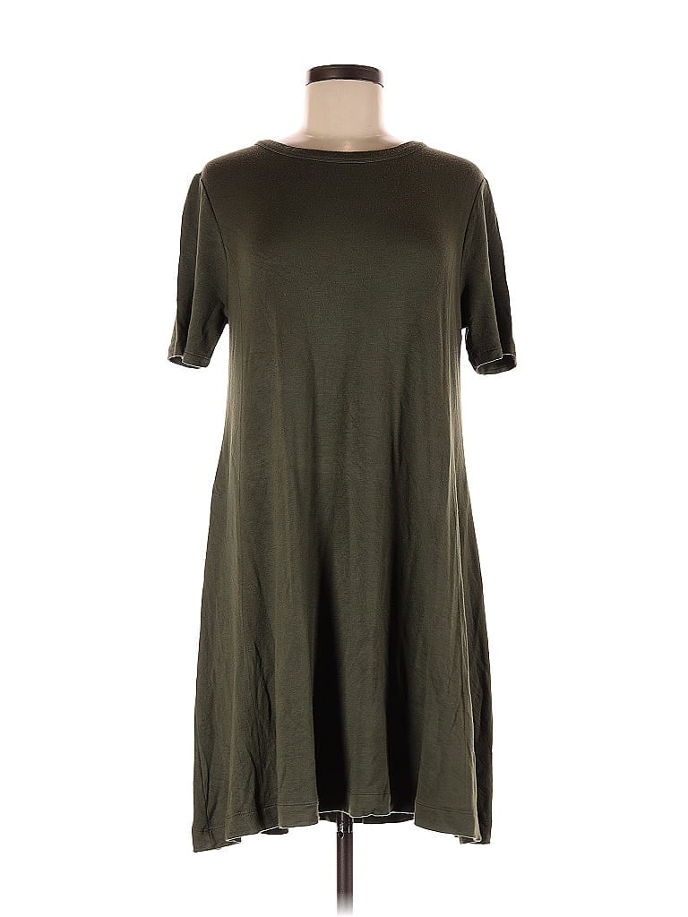 Pre-owned Lou & Grey Casual Dress In Green