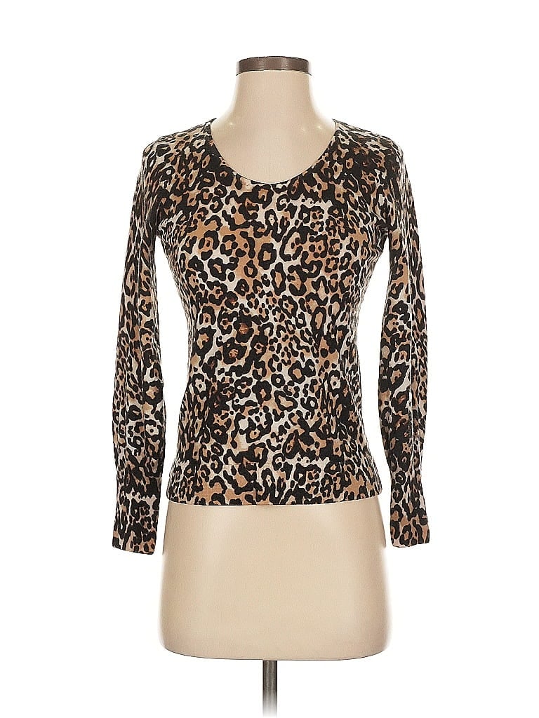 Click to view more detailed imagery on our partner's website Pre-owned Talbots Wool Cardigan Sweater In Brown