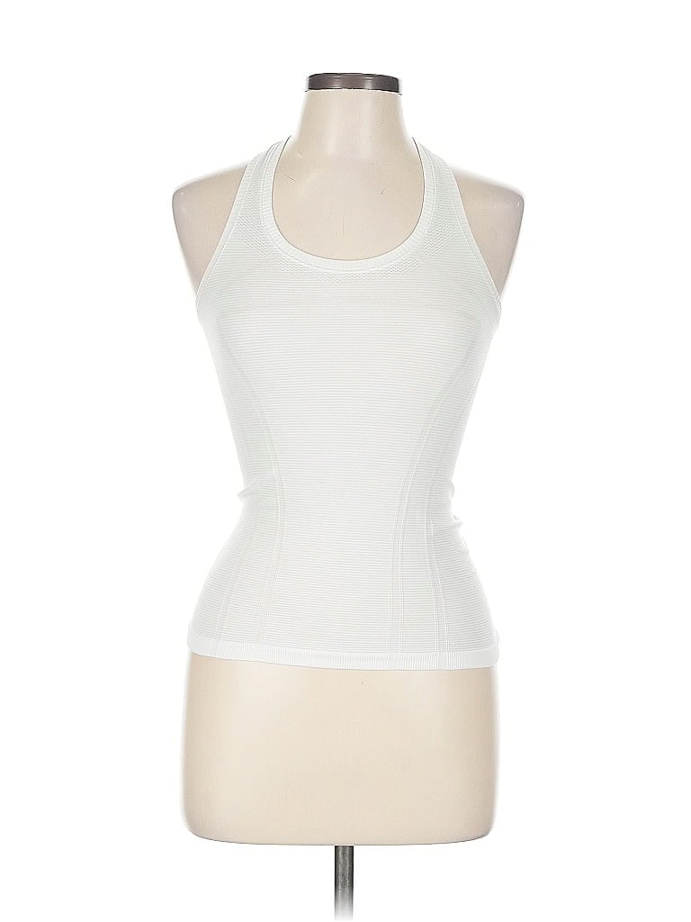 Pre-owned Assorted Brands Tank Top White Halter Neckline Tops