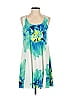 Boston Proper Tie-dye Blue Casual Dress Size 5 - photo 1