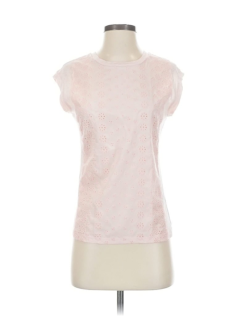 Pre-owned J.crew Factory Store Short Sleeve T-shirt In Pink