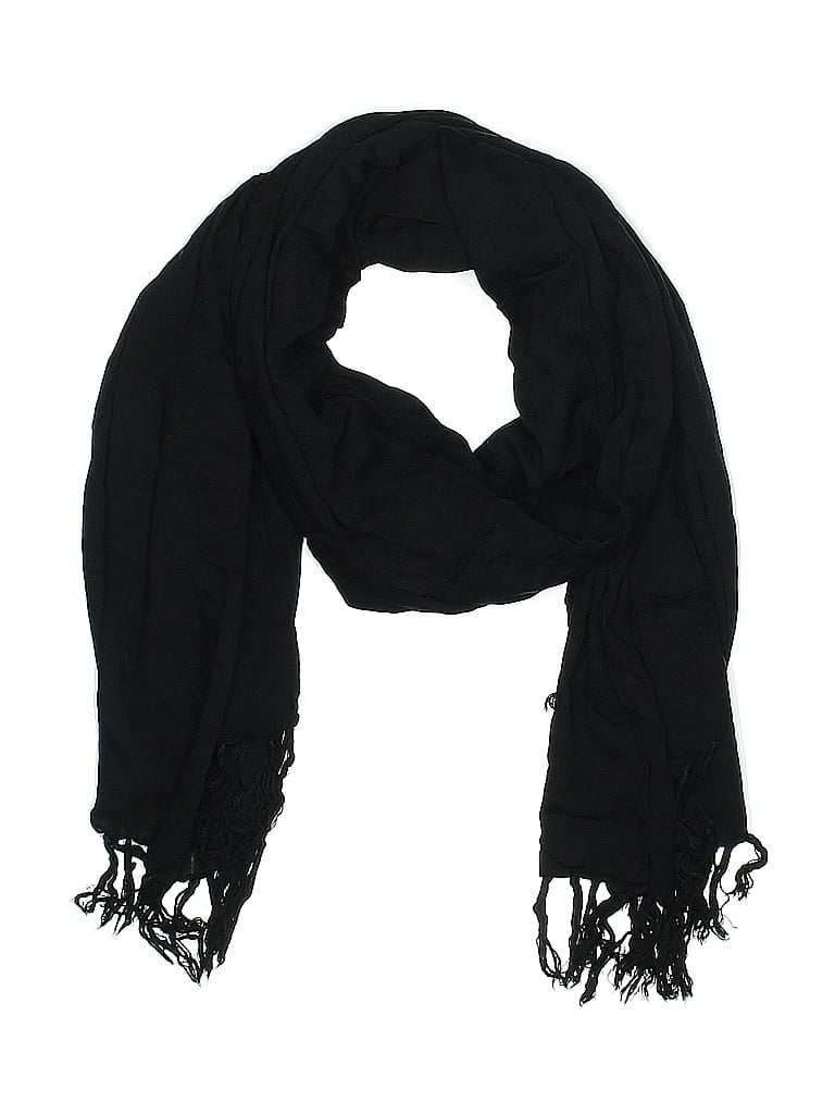 Pre-owned Assorted Brands Scarf In Black