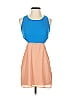 TOBI 100% Polyester Color Block Blue Cocktail Dress Size S - photo 1