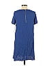 Just Fab 100% Rayon Blue Casual Dress Size S - photo 2