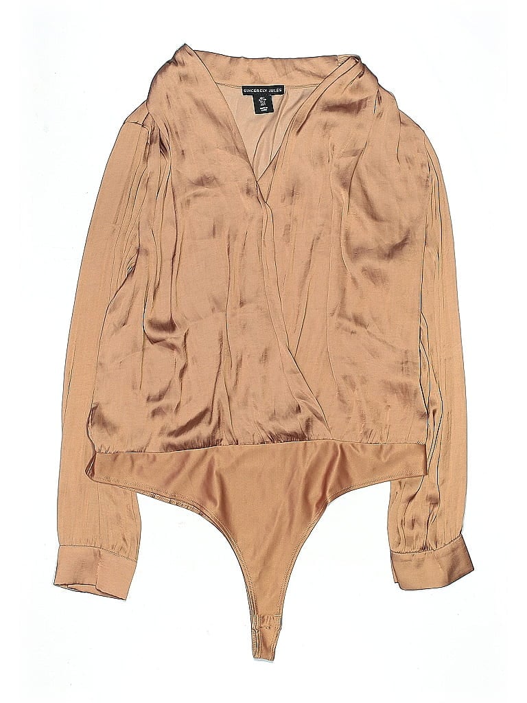 Pre-owned Sincerely Jules Bodysuit In Brown