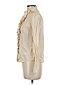 Anne Klein Ivory Tan Long Sleeve Blouse Size M - photo 4