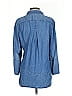 Bella Dahl 100% Tencel Blue 3/4 Sleeve Button-Down Shirt Size S - photo 2