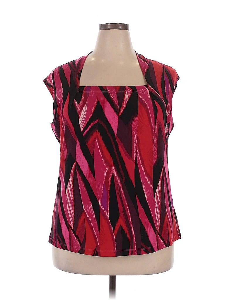 Kasper Red Tank Top Size 2X - photo 1