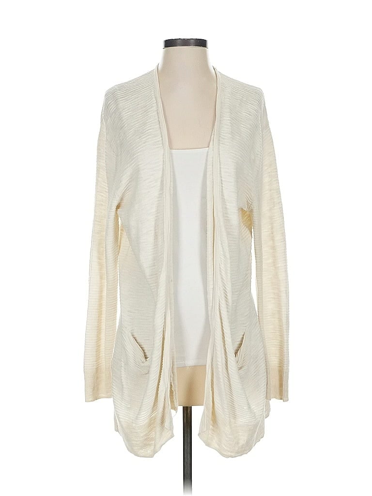 Pre-owned Madewell Cardigan Sweater In White