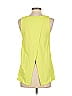 Athleta 100% Nylon Yellow Sleeveless Blouse Size XS - photo 2