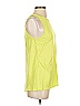 Athleta 100% Nylon Yellow Sleeveless Blouse Size XS - photo 4