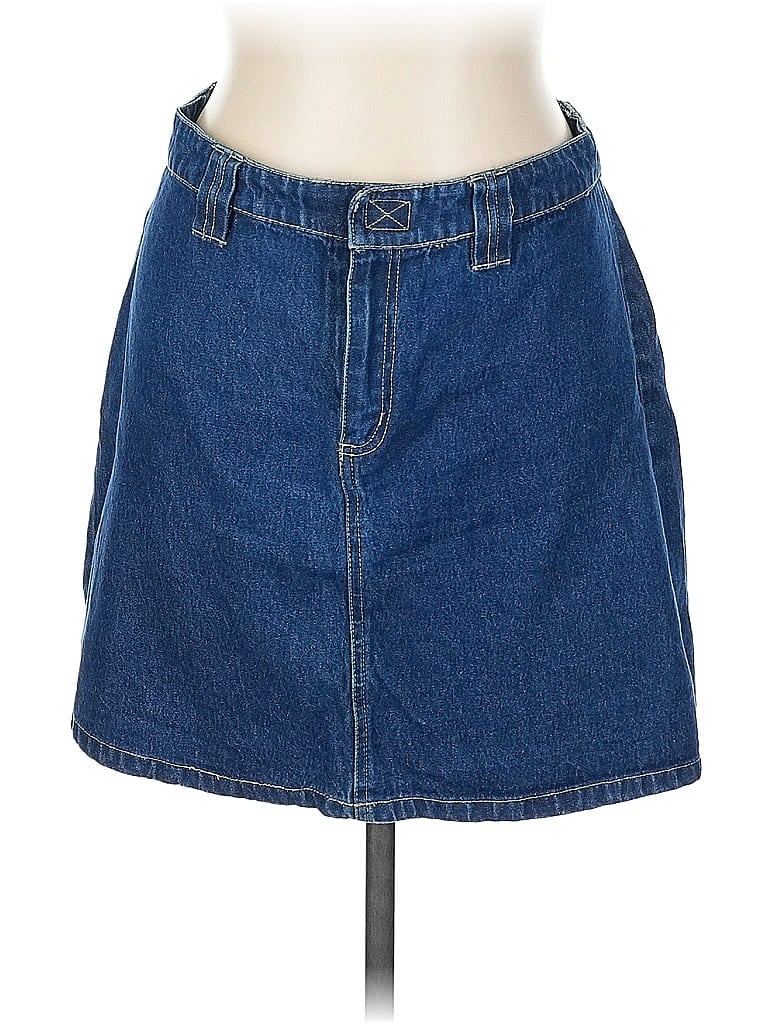Pre-owned True Blue Denim Skirt In Blue