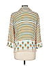 Doncaster Collection Color Block Tan 3/4 Sleeve Blouse Size 12 - photo 2