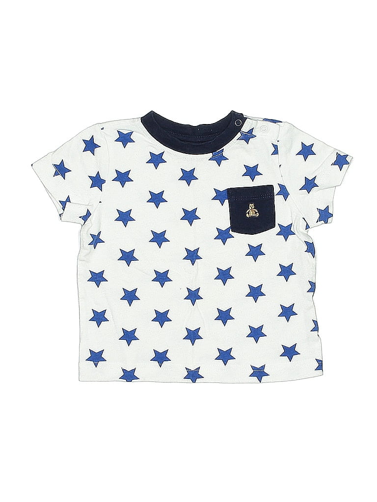 Pre-owned Baby Gap Babies' Short Sleeve T-shirt In Blue
