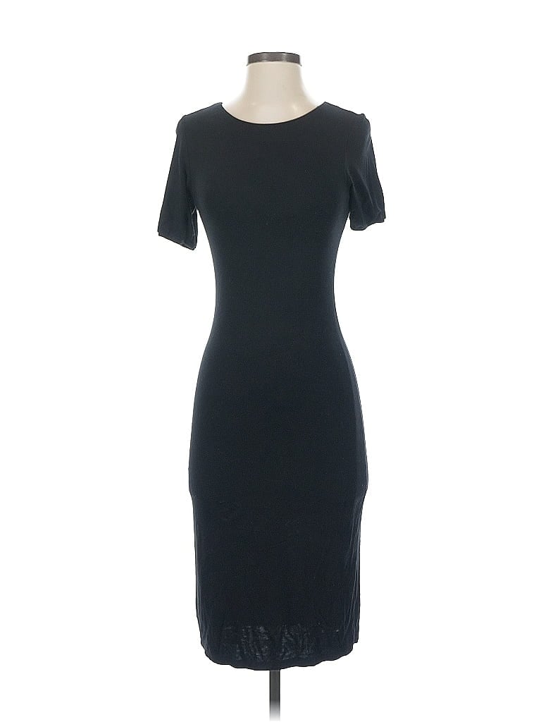 Pre-owned Velvet Torch Cocktail Dress In Black