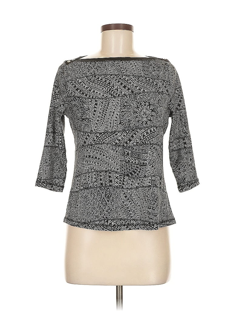 Pre-owned Westbound 3/4 Sleeve T-shirt In Gray