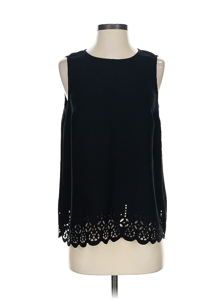 Pre-owned Banana Republic Sleeveless Blouse In Black