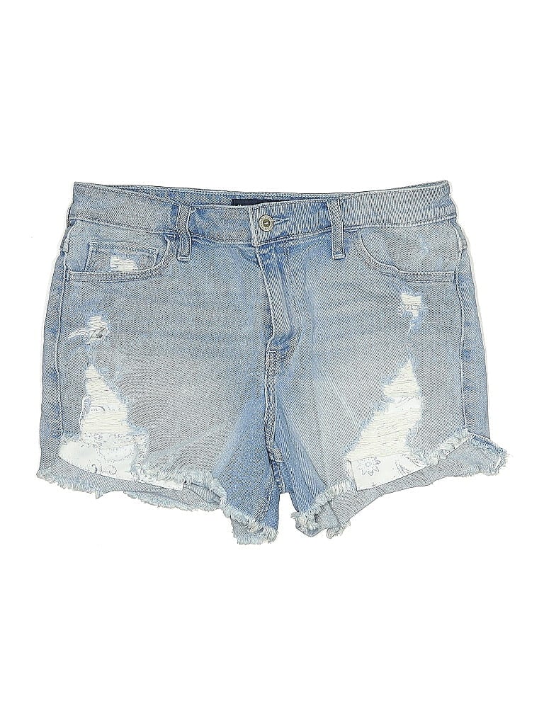 Pre-owned Hollister Denim Shorts In Blue