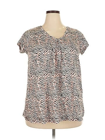 Ellos Short Sleeve Blouse (view 1)
