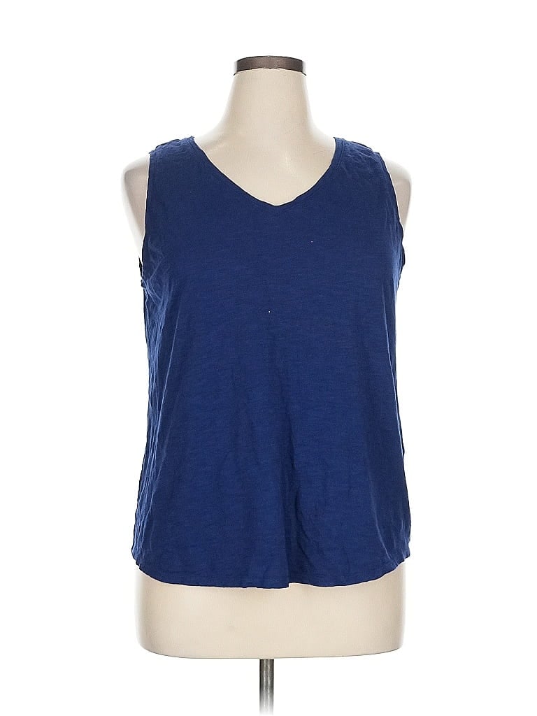 Pre-owned Chico's Sleeveless T-shirt In Blue