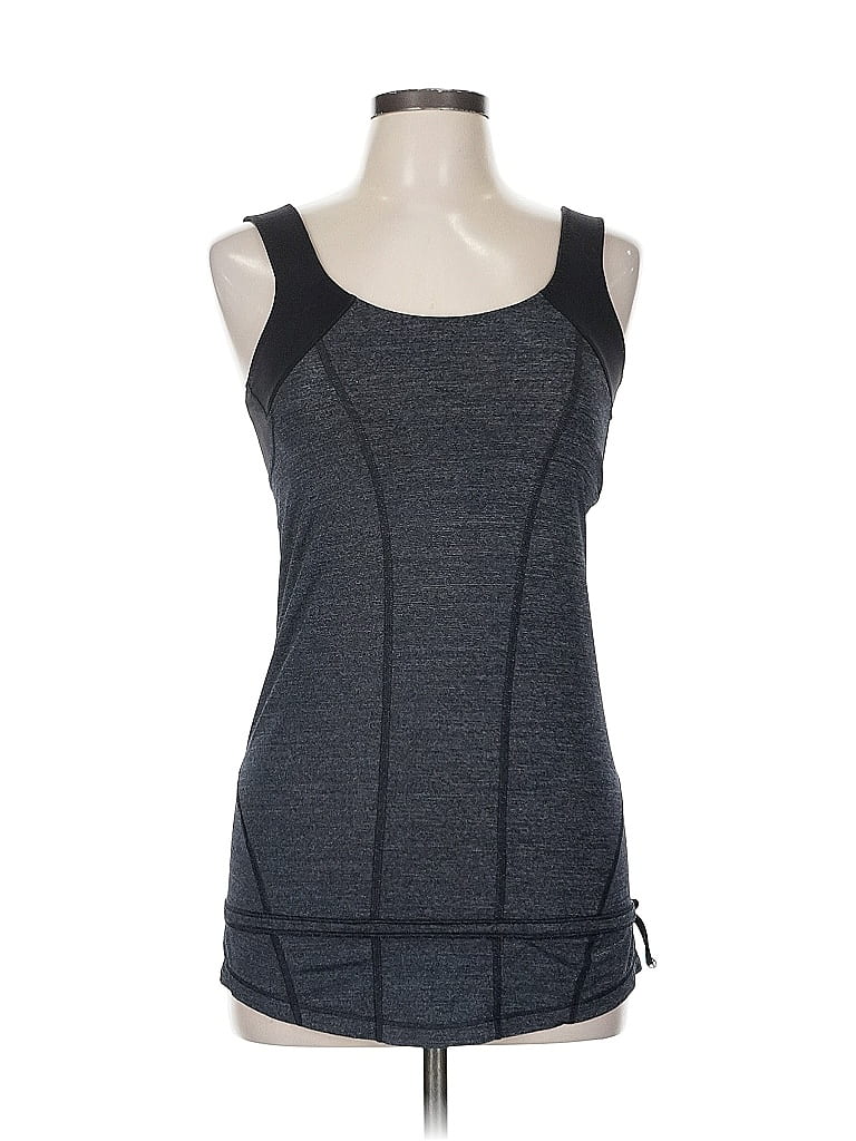 Pre-owned Lululemon Athletica Active Tank Top In Gray