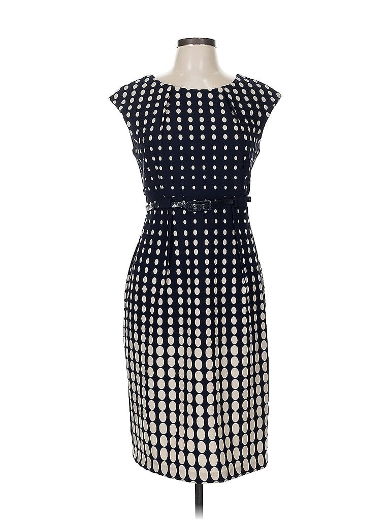 Pre-owned Connected Apparel Cocktail Dress In Blue