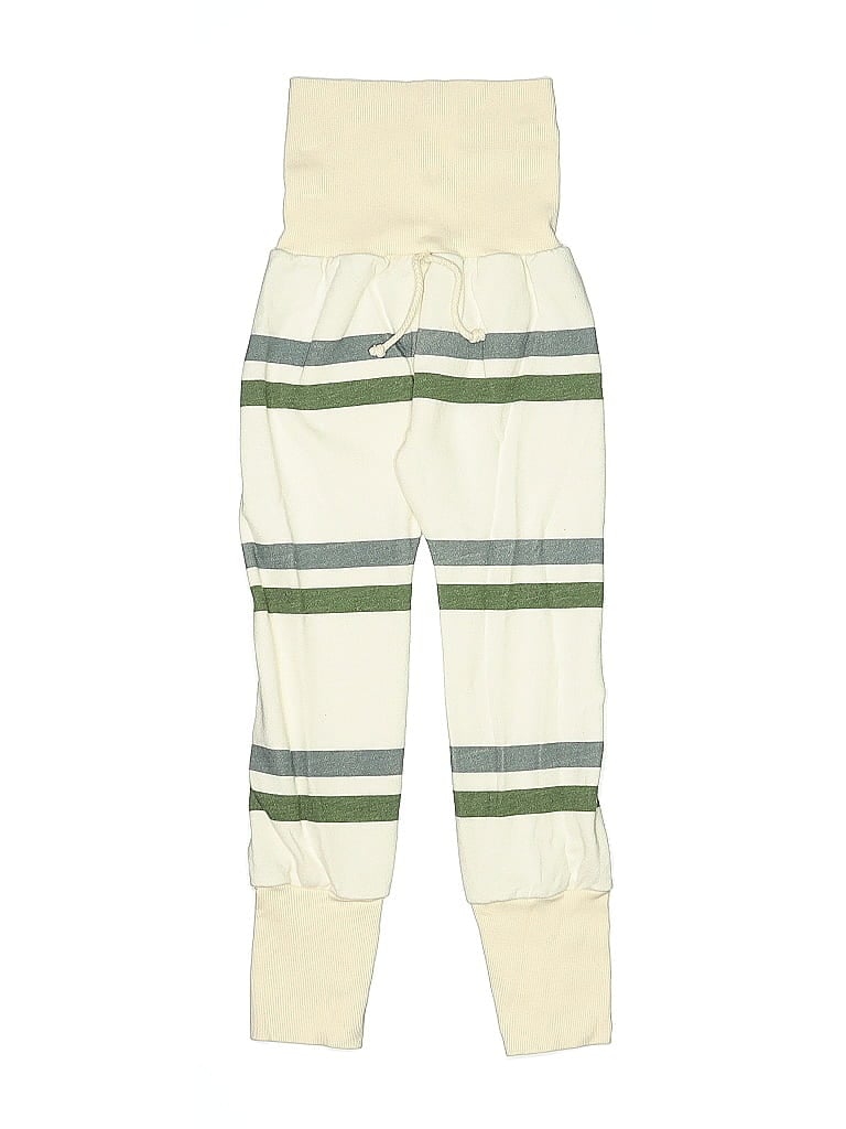 childhoods 100% Cotton Stripes Ivory Casual Pants Size 6 - 7 - photo 1