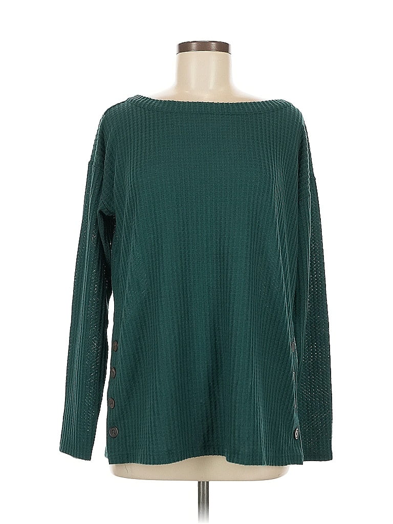 Ann Taylor LOFT Outlet Teal Pullover Sweater Size M - photo 1