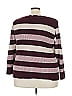 Market and Spruce Stripes Burgundy Pullover Sweater Size 3X - photo 2