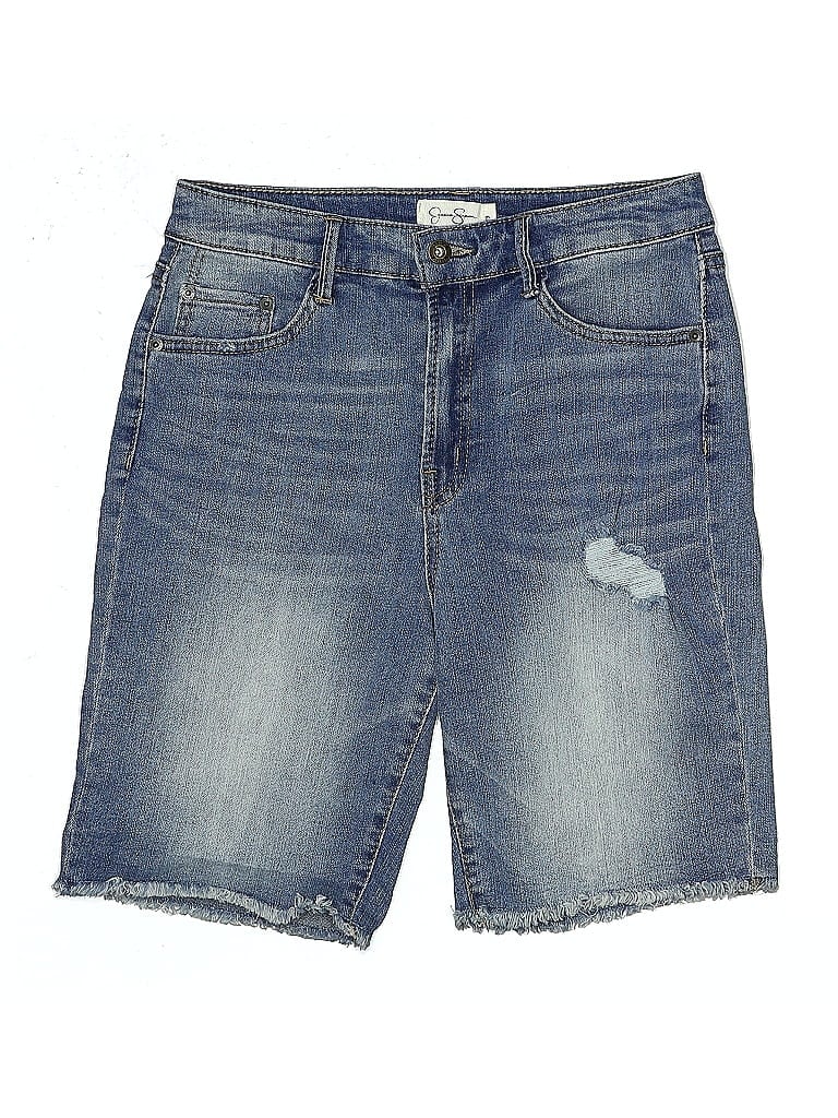 JESSICA SIMPSON Pre-owned Denim Shorts In Blue