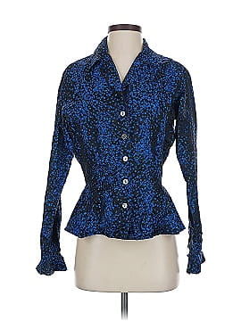 Jill Mcgowan Long Sleeve Silk Top