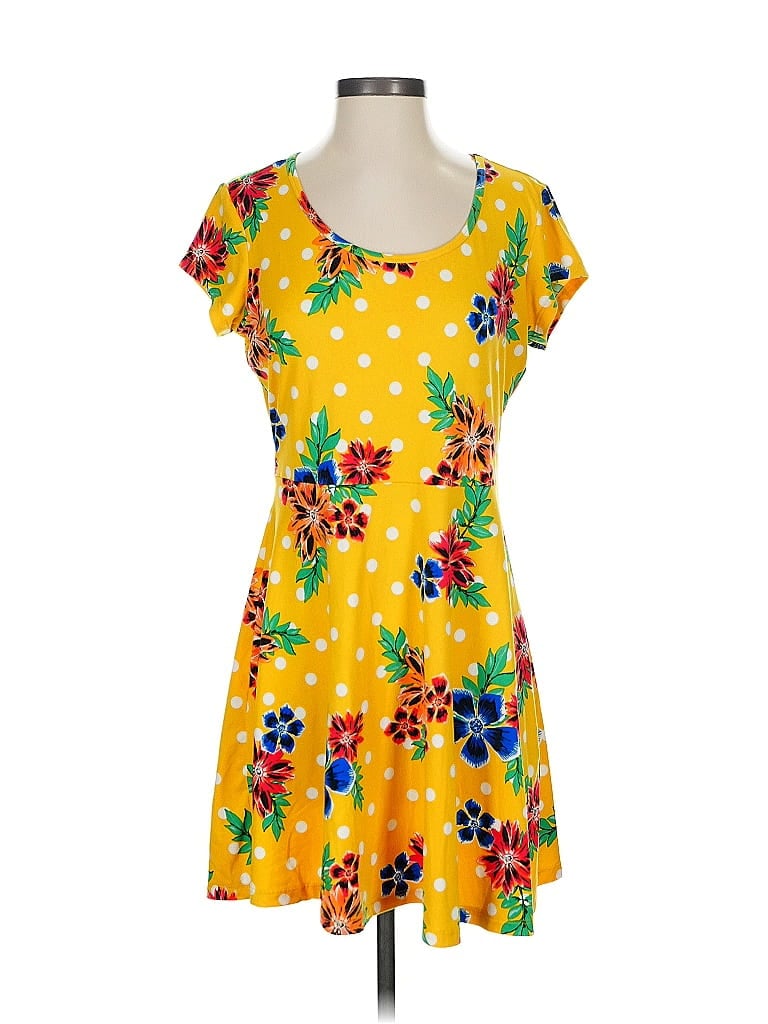 Pre-owned Bobbie Brooks Casual Dress In Yellow