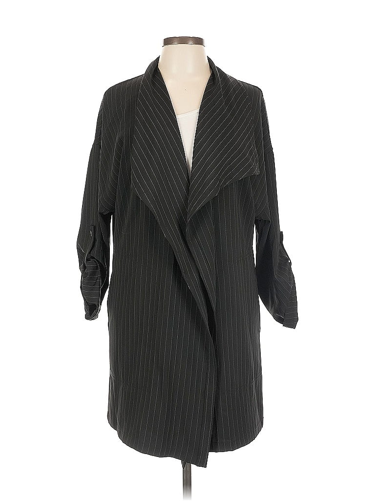 Pre-owned Max Studio Coat In Gray