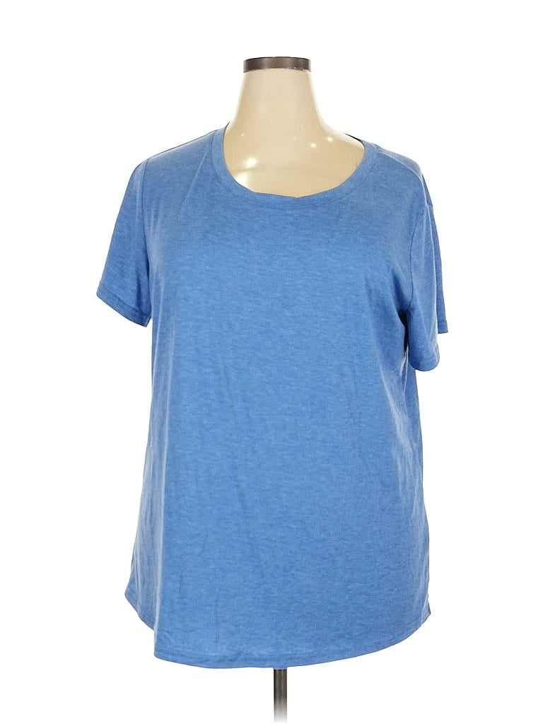 Pre-owned Unbranded Active T-shirt In Blue