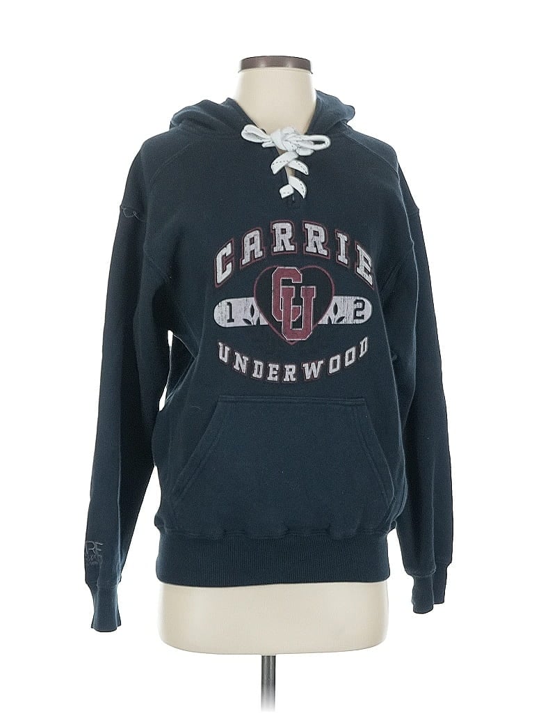 Pre-owned American Pullover Hoodie In Black